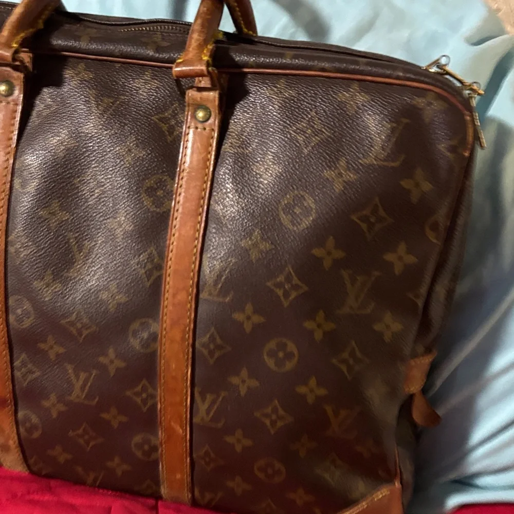 Louis Vuitton Dark Brown Monogram Briefcase Document Porte- Unisex -Asis